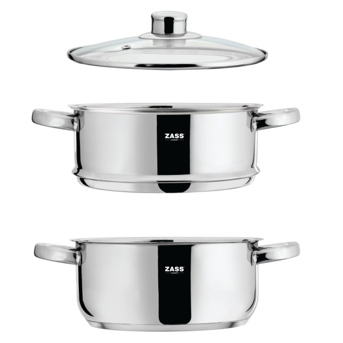 Set Oale de gatit sub Aburi din Inox Zass Gourmet ZG-SSS 01 ProDesign DailyAppliances