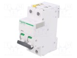&Icirc;ntrerupător de supracurent SCHNEIDER ELECTRIC 400VAC 63A 2 Poli Caracteristică B