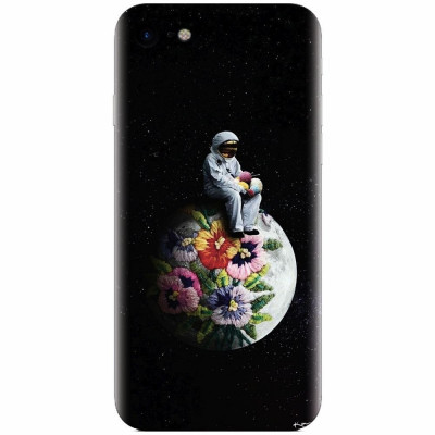 Husa silicon pentru Apple Iphone 7, Astronaut foto