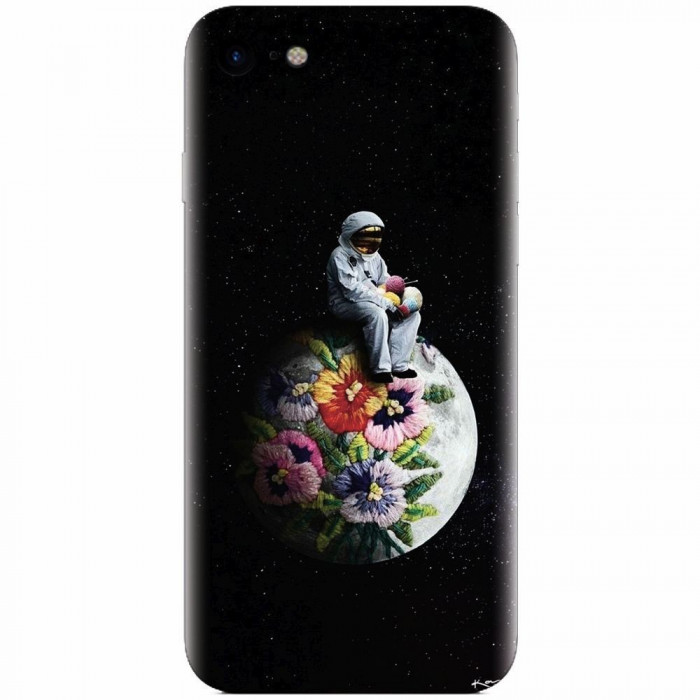 Husa silicon pentru Apple Iphone 5c, Astronaut