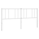 Cumpara ieftin Tablie de pat de schimb metalica, alb, 180 cm