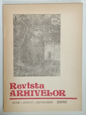 REVISTA ARHIVELOR , NR. 3 , 1992 foto
