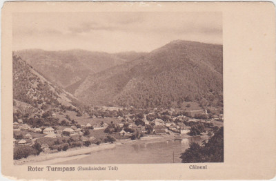 CP SIBIU Hermannstadt Turnu Rosu Partea Romaneasca Caineni ND(1917) foto