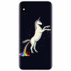 Husa silicon pentru Apple Iphone XS, Unicorn Shitting Rainbows