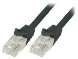 Cablu Patch Negru U/UTP Cat6 3m PVC, Logilink