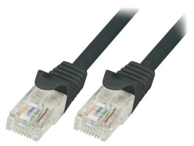 Cablu Patch Negru U/UTP Cat6 3m PVC foto
