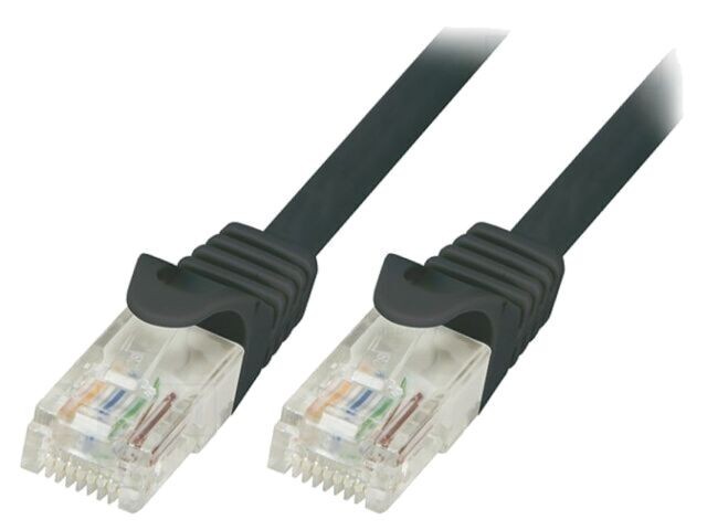Cablu Patch Negru U/UTP Cat6 3m PVC