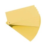 Cumpara ieftin Separatoare Exacompta Premium, din carton, 105 x 240 mm, 160 gmp, 100 buc/um, galben