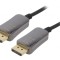 Cablu DisplayPort 1.4 Optic 20m Negru Metalic