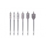 Set Burghie Lemn Plat 6 Pcs 1103, 10mm, 12mm, 16mm, 18mm, 20mm, 25mm