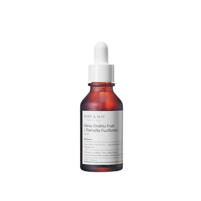 Mary &amp; May Serum cu Citrus Unshiu + Tremella Fuciformis, 30ml, Mary and May 30 ml