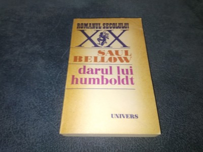 SAUL BELLOW - DARUL LUI HUMBOLDT foto