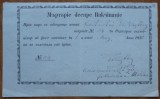 Cumpara ieftin Marturie despre vaccinare, bilet de vaccinare, 1850
