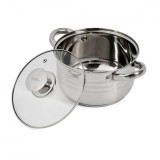 Cumpara ieftin Semioala Myra Heinner, 18 x 10.5 cm, 2.5 L, baza capsulata, capac termorezistent, inox