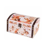 Cufar depozitare lemn, Caprioara si Veverite 23 x 16,5 x 12,5 H