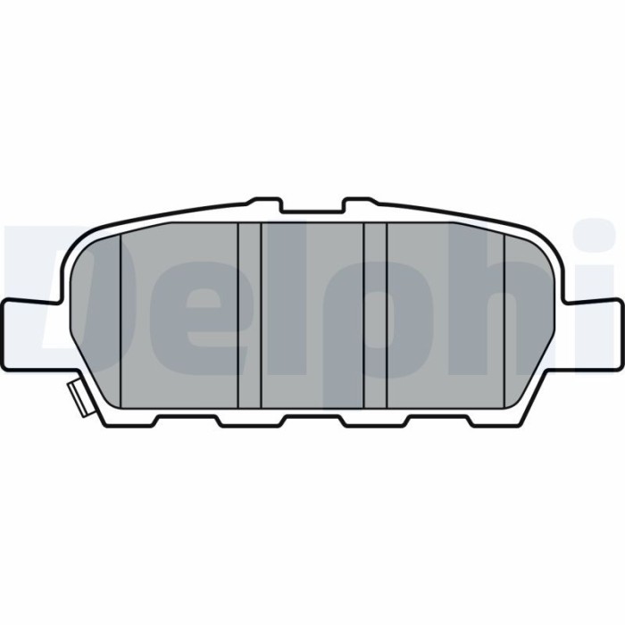 DELPHI LP3375 set placute frana,frana disc