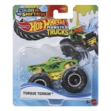 HOT WHEELS MONSTER TRUCK CAMION TORQUE TERROR CU CULORI SCHIMBATOARE SCARA 1 LA