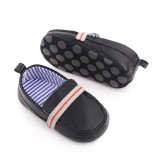 Pantofiori tip mocasini - Black (Marime Disponibila: 6-9 luni (Marimea 19