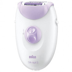 Epilator Braun Silk Epil 3 3170 2 viteze alb / mov foto