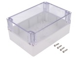 Carcasă universală GAINTA policarbonat IP65 121x171x80 mm gri deschis