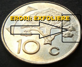 Cumpara ieftin Moneda exotica 10 CENTI - NAMIBIA, anul 2012 *cod 289 = erori batere, Africa