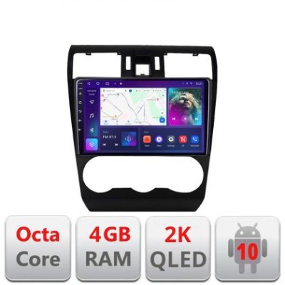 Navigatie Subaru Subaru Forester Impreza XV 2013 2013 C-062 Android Octa Core Ecran 2K QLED GPS 4G 4+32GB 360 KIT-062+EDT-E409-2K CarStore Technology foto