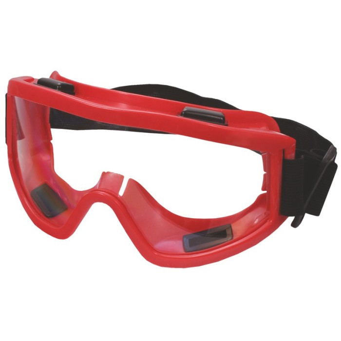 Ochelari protectie siliconati, rosii, reglabili