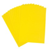 Hartie gumata A4 pentru activitati crafts,galben,grosime 1.3 mm, 10 coli set