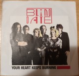 Disc Vinil 7# Blind Date - Your Heart Keeps Burning-Ariola-107 140, Rock