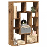 vidaXL Bibliotecă, lemn vechi, 63x20x90 cm, lemn prelucrat