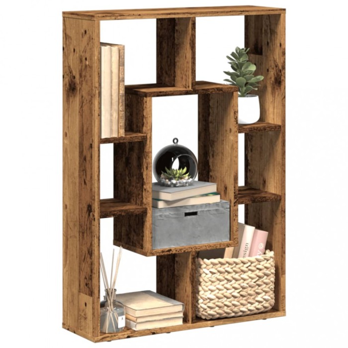 vidaXL Bibliotecă, lemn vechi, 63x20x90 cm, lemn prelucrat 858145