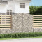 Cosuri gabion arcuite, 5 buc 200x50x200/220 cm, fier galvanizat GartenMobel Dekor