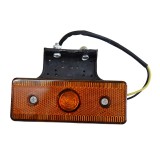 Lampa gabarit auto BestAutoVest 12V dreptunghiulara portocalie cu leduri si cablu , 120x45 mm , 1 buc. Kft Auto