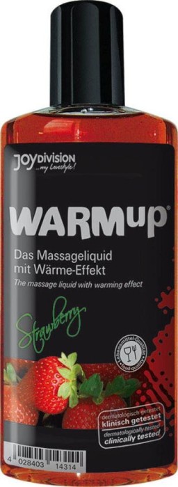 Ulei De Masaj Cu Efect De Incalzire Capsuni, 150 ml