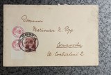 ROMANIA ANIVERSAREA A 75 ANI A TIMBRELOR CAP DE BOUR /PLIC pereche 2 X 3 lei Slobozia Cernavoda