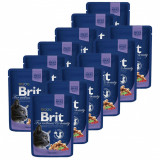 Pliculeț BRIT Premium Cat Cod Fish 12 x 100 g