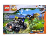 Setul de constructie Jurassic World cu dinozaur si vehicul de interventie 99009-4