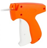 Pistol de agatat etichete AG163, plastic si otel, portocaliu