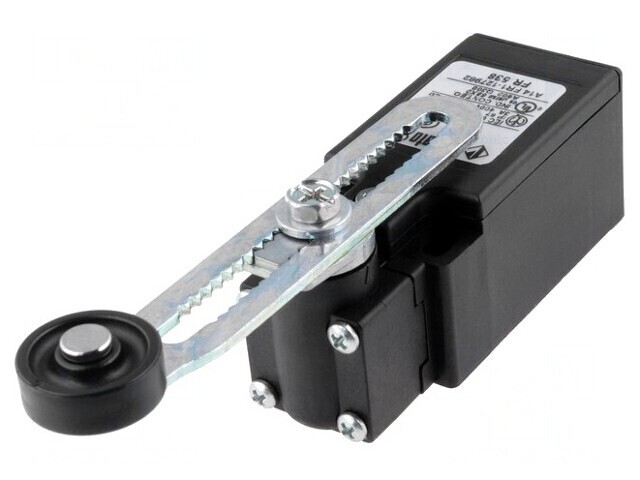 Limitator cursă manetă de reglare 53-112mm, rolă 20mm