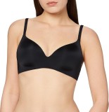 Sutien fara armatura pentru femei DIM Invisifree Triangle, negru, 75B - OUTLET