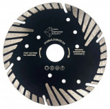 Disc diamantat TURBO Premium pentru Granit, Marmura, Piatra 125x22,2 (mm) - Triangle Protect - DXDY.2287.125, Oem