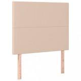 Cumpara ieftin Tablii de pat 2 buc. cappuccino 80x5x78/88 cm piele ecologica