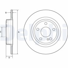 DELPHI BG4558C Disc frana