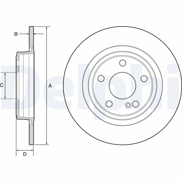 DELPHI BG4558C Disc frana