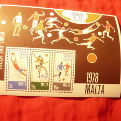 Bloc Malta 1978 - Sport- Campionat Fotbal Argentina
