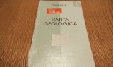 HARTA GEOLOGICA (Carte Geologiqye) Atlas Geologic scara 1:1000000 - M. Bleahu - Institutul Geologic. 1967, 27+33 + harta; lb. romna si franceza