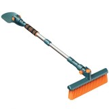 Racleta Auto pentru Zapada cu Doua Capete, Dezapezire, cu Maner Lung, Detasabila, pentru Geamuri si Caroserie, 48 cm- 78 cm