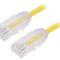 Patch cord galben 5m UTP 6 LSZH 28AWG
