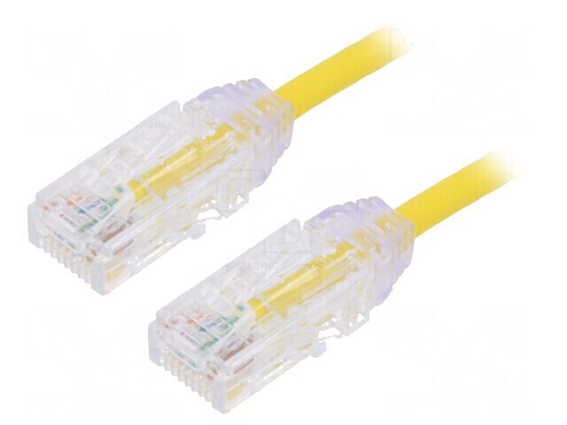 Patch cord galben 5m UTP 6 LSZH 28AWG