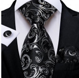 Set cravata + batista + butoni - matase -- model 785